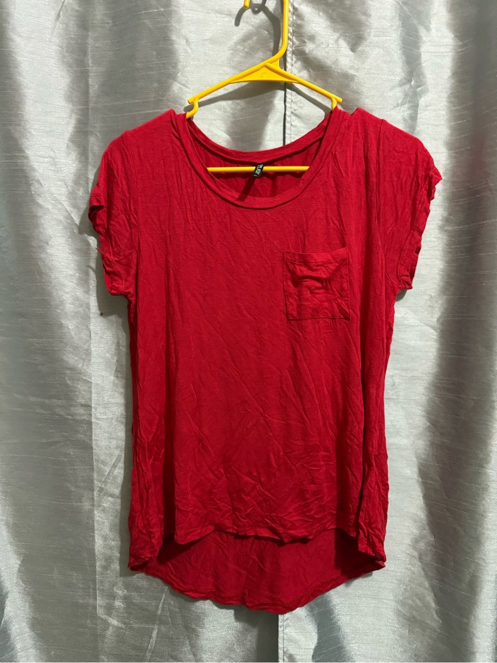 Splash Red Short-Sleeve Pocket Tee